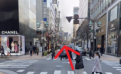 恋肌銀座店アクセス③