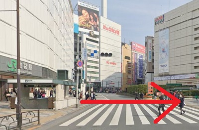 銀座カラー池袋店アクセス①