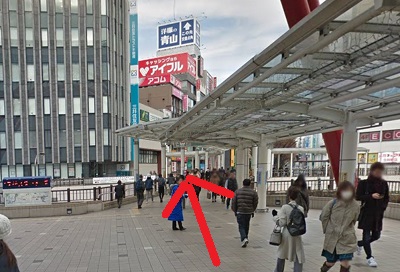キレイモ立川店アクセス①
