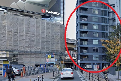 ラココ梅田茶屋町店アクセス③